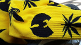 Wu Tang Clan Weed Leaf Skateboard Socks